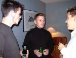 Martin och Fredrik pratar nog kultur med Björn (alt. något om data)