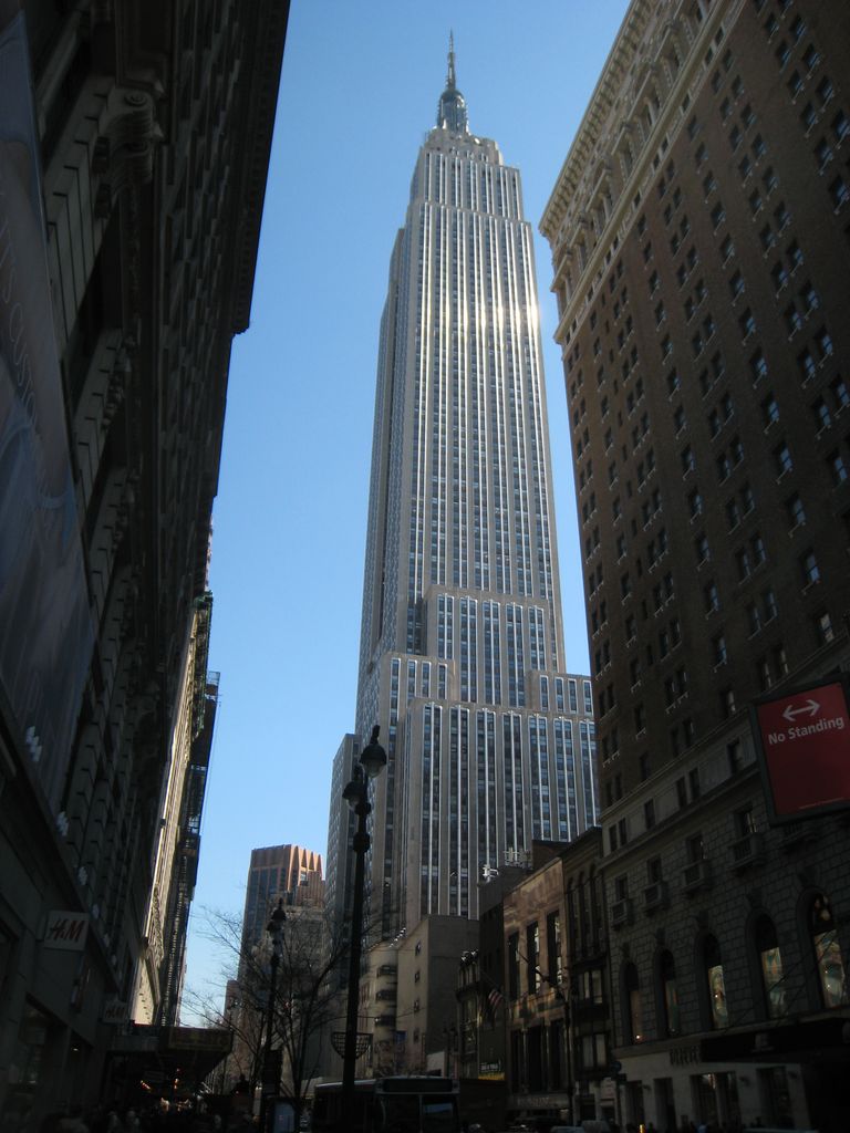 Emipre State Building (bilder by night där uppifrån kommer vid nästa resa)