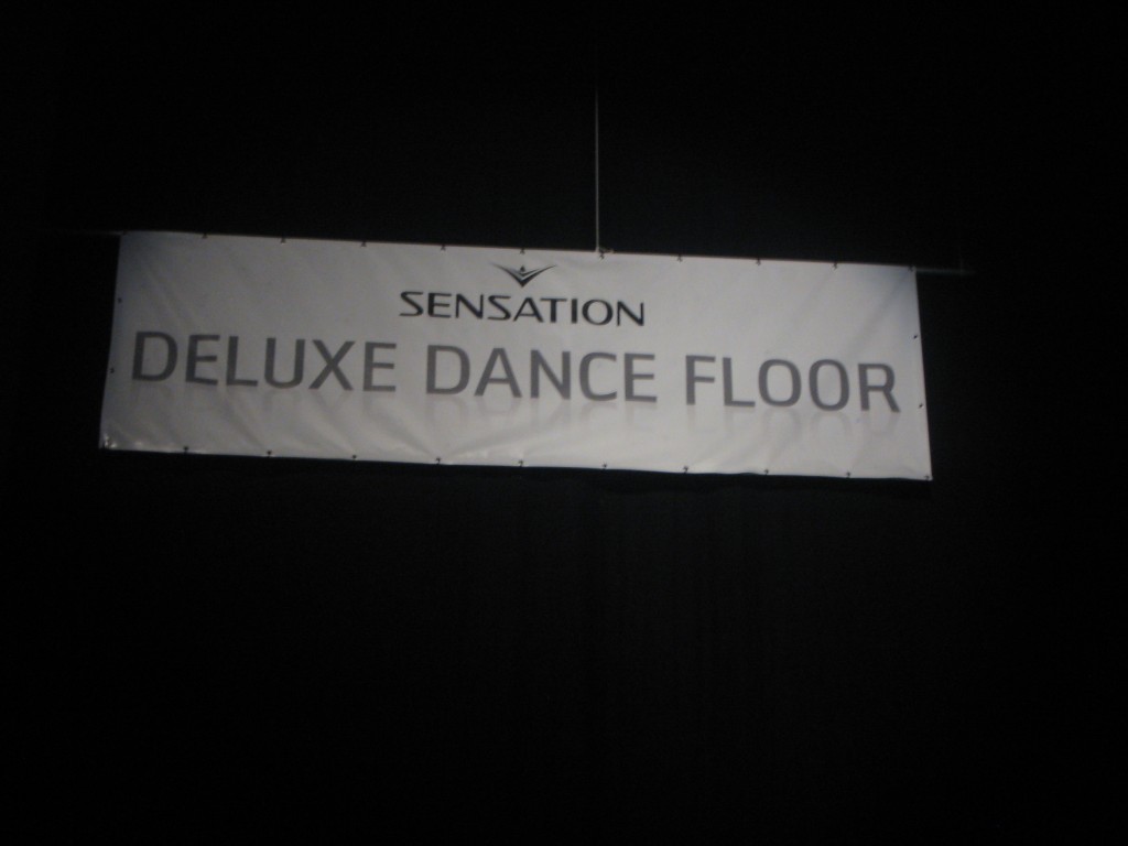 Här inne var det ett eget dansgolv med annan DJ och mest champagne, soft men fetare på main floor!