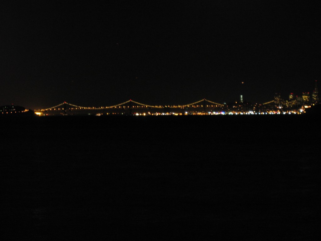 Bay bridge också by night, doh!