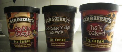 Ben & Jerrys glass Ben & Jerrys glass